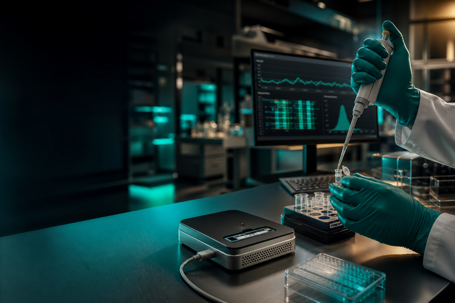 Next-Generation Sequencing and Oxford Nanopore Technology wet-lab and dry-lab workflow